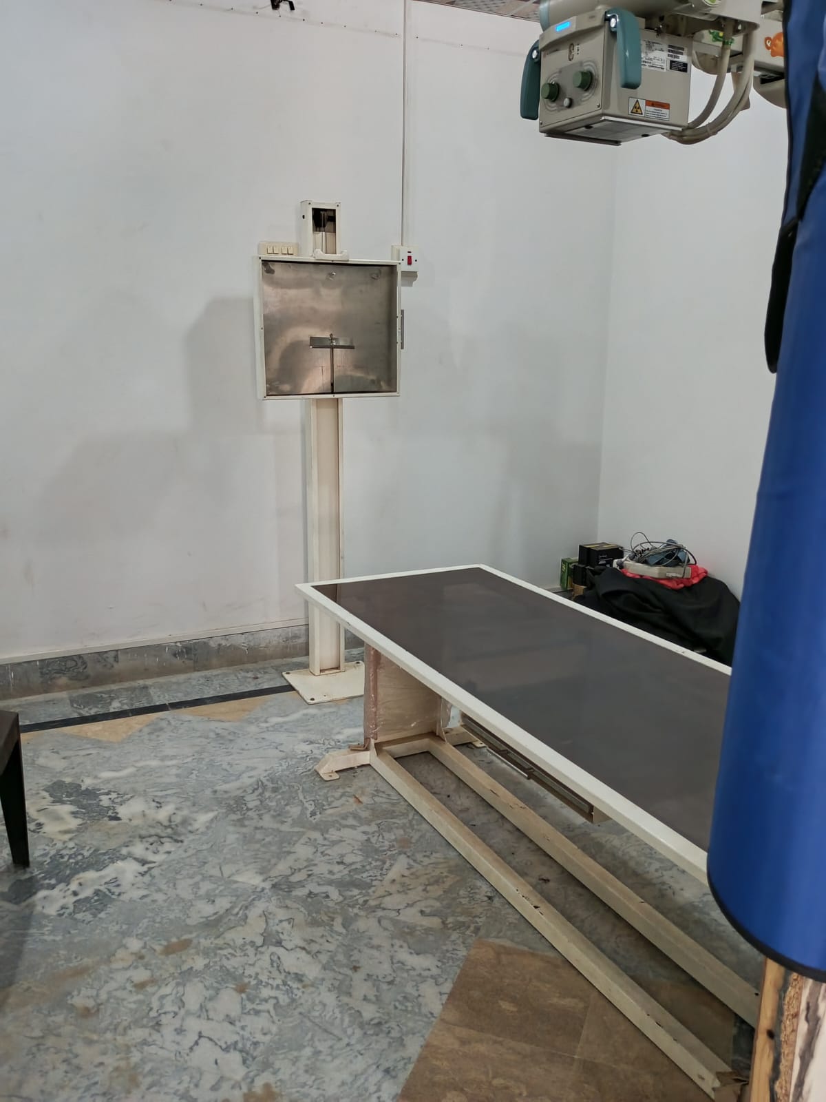 Digital X-Ray room at Mansha Diagnostic Centre, Renala Khurd